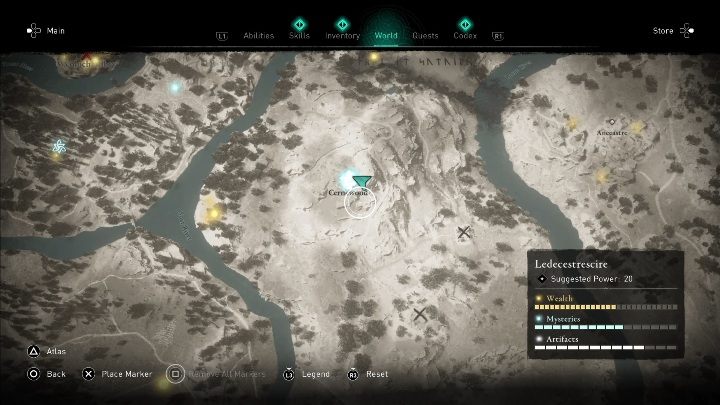 Kopiec znajdziesz na północ od Ledecestre, zaraz obok rzeki - Assassins Creed Valhalla: Kopiec - Ledecestrescire, sekrety, lokacje - Assassins Creed Valhalla - poradnik do gry