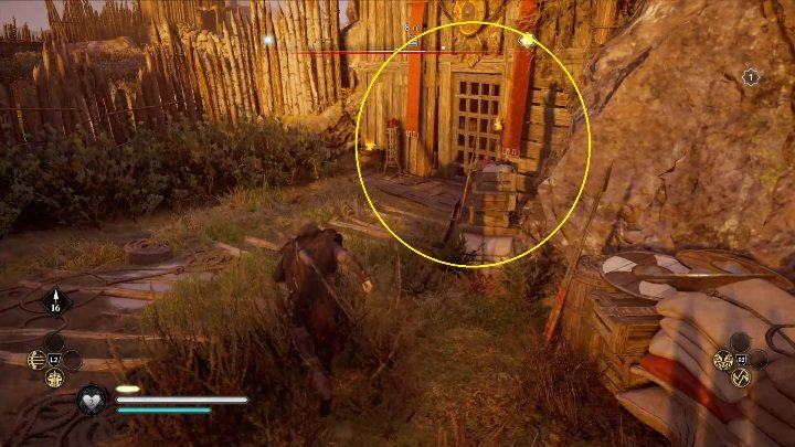 Musisz wejść na teren wroga, najlepiej będzie jeśli pozbędziesz się wszelkich przeciwników przed wykonaniem reszty zadania - Assassins Creed Valhalla: Wyposażenie - Ledecestrescire, sekrety, lokacje - Assassins Creed Valhalla - poradnik do gry