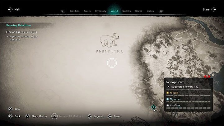 Wszystkie niezbadane obszary ukrywają się początkowo za tzw - Assassins Creed Valhalla: Eksploracja - duże miasta, misje, żegluga - Assassins Creed Valhalla - poradnik do gry