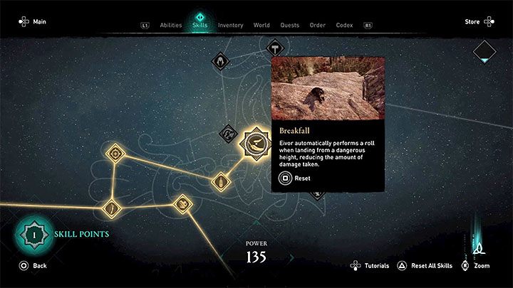 Jedna z ważniejszych rzeczy do zapamiętania w trakcie eksploracji świata gry to unikanie upadków z dużych wysokości, gdyż mogą one pozbawiać Eivora punktów zdrowia - Assassins Creed Valhalla: Eksploracja - duże miasta, misje, żegluga - Assassins Creed Valhalla - poradnik do gry