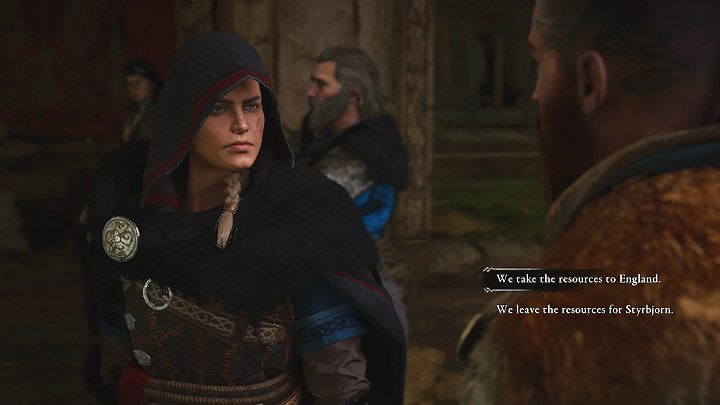 W trakcie rozmowy dowiesz się, że Sigurd niezadowolony z decyzji swojego ojca o poddaniu się woli króla Haralda chce udać się w podróż do Anglii - Assassins Creed Valhalla: Morze przeznaczenia/The Seas of Fate - solucja - Assassins Creed Valhalla - poradnik do gry