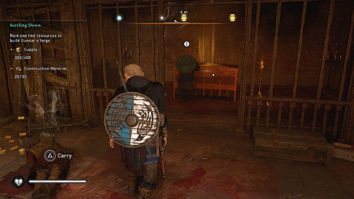 Materiały schowane są w masywnej skrzyni - Assassins Creed Valhalla: Zapuszczanie korzeni/Settling Down - solucja - Assassins Creed Valhalla - poradnik do gry