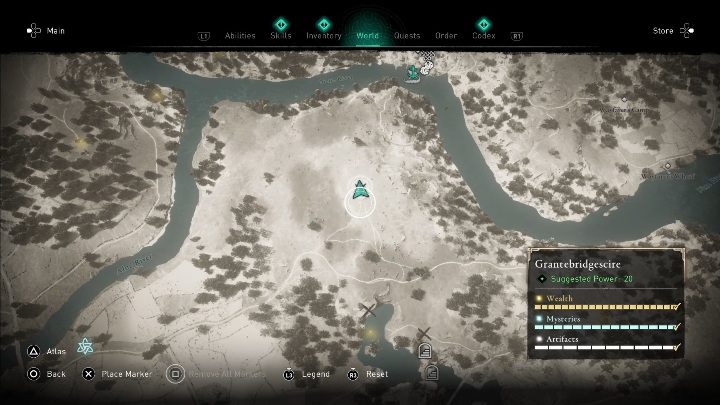 Ołtarz ofiarny znajdziesz w północnej części mapy, na samej granicy z innym rejonem - Assassins Creed Valhalla: Ołtarz ofiarny - Grantebridgescire, sekrety, lokacje - Assassins Creed Valhalla - poradnik do gry