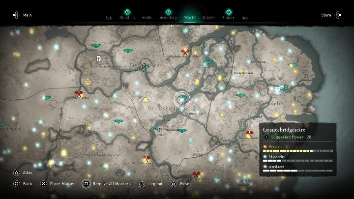 Lokacja: Kartkę znajdziesz na północ od Earnningstone - Assassins Creed Valhalla: Karta niesiona wiatrem - Grantebridgescire, sekrety - Assassins Creed Valhalla - poradnik do gry