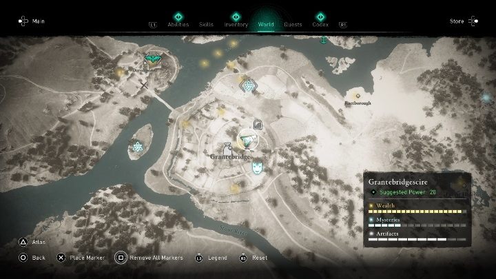 Drugą stronę sagi znajdziesz w mieście Grantebridge - Assassins Creed Valhalla: Fragment sagi Rigsogur - Grantebridgescire, sekrety - Assassins Creed Valhalla - poradnik do gry