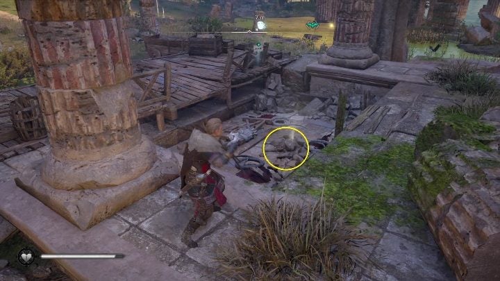 W dziurze, w której schowana jest maska, czeka stano węży - Assassins Creed Valhalla: Rzymski artefakt - Grantebridgescire, sekrety, lokacje - Assassins Creed Valhalla - poradnik do gry