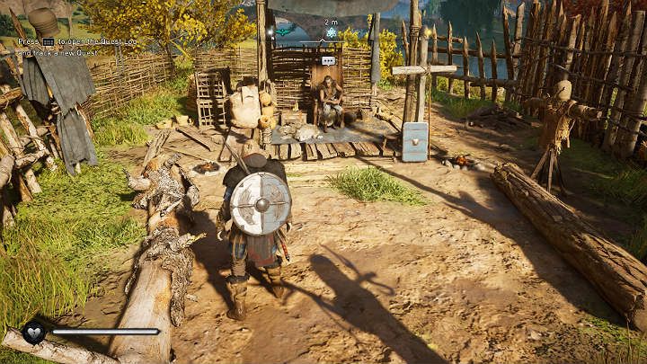 Z rozmowy z mężczyzną dowiesz się, że jego brat utonął i gdzieś przy wraku statku spoczywa cenny przedmiot - bransoleta na ramię (arm ring) - Assassins Creed Valhalla: Władca Norseksu/The Lord of Norsexe - solucja - Assassins Creed Valhalla - poradnik do gry