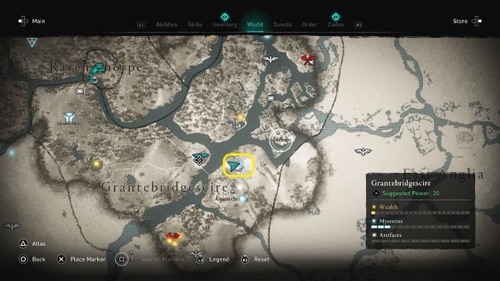 W miejscu zaznaczonym na powyższym obrazku spotkasz mężczyznę, który w trakcie prac na polu narzeka na Bogów, którzy zesłali na jego plony szczury - Assassins Creed Valhalla: Opowieść o kocich wojownikach - solucja - Assassins Creed Valhalla - poradnik do gry