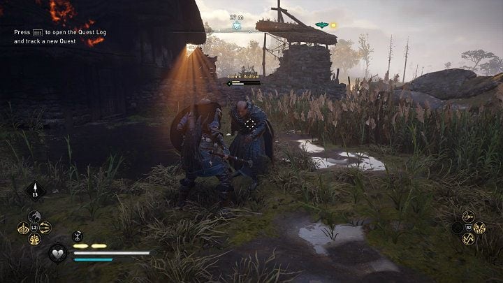 Porozmawiaj z mnichem, a ten w końcu rozzłości się tak bardzo, że rzuci się do ataku - Assassins Creed Valhalla: Świętoszek/The Devout Troll - solucja - Assassins Creed Valhalla - poradnik do gry