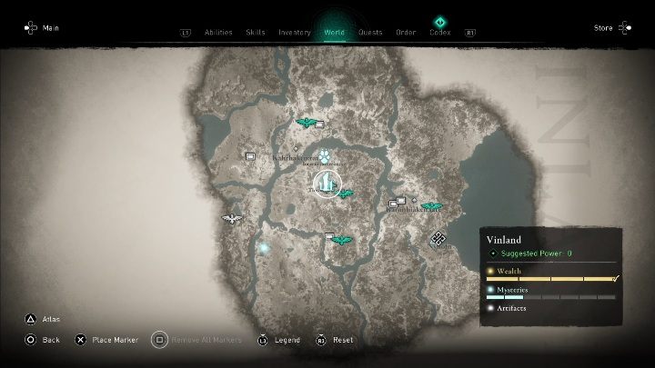 Kopiec znajdziesz na dokładnie w środkowej części mapy, zaraz obok punktu synchronizacji - Assassins Creed Valhalla: Głazy - Vinlandia, sekrety, lokacje - Assassins Creed Valhalla - poradnik do gry