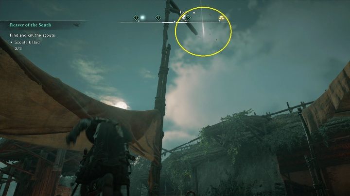 Początek: Kartka znajduje się na drewnianym słupie, zaraz przy drodze - Assassins Creed Valhalla: Karta niesiona wiatrem - Suthsexe, sekrety, lokacje - Assassins Creed Valhalla - poradnik do gry