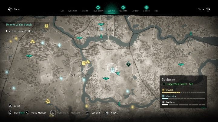 W Suthsexe znajdziesz zwierzęta, który spokojnie żyje sobie na polanie, w północnej części mapy - Assassins Creed Valhalla: Legendarne zwierzę - Suthsexe, sekrety, lokacje - Assassins Creed Valhalla - poradnik do gry