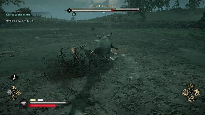 Twój przeciwnik potrafi zasłonić Ci ekran, dzięki czemu może Cię zaatakować - Assassins Creed Valhalla: Legendarne zwierzę - Suthsexe, sekrety, lokacje - Assassins Creed Valhalla - poradnik do gry