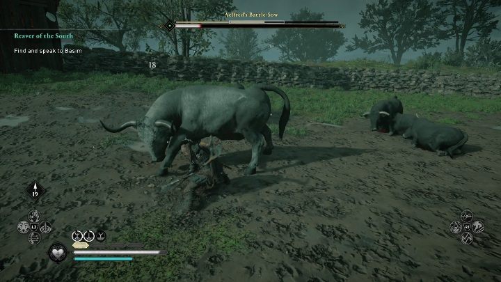 Skup się pierw na swoim głównym przeciwniku, nie jest on trudny do pokonania - Assassins Creed Valhalla: Legendarne zwierzę - Suthsexe, sekrety, lokacje - Assassins Creed Valhalla - poradnik do gry