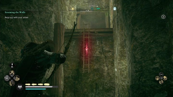 Dotrzesz do sekwencji, która może sprawiać problemy ze względu na ruchy Twojego bohatera - Assassins Creed Valhalla: Skarby Brytanii - Suthsexe, sekrety, lokacje - Assassins Creed Valhalla - poradnik do gry