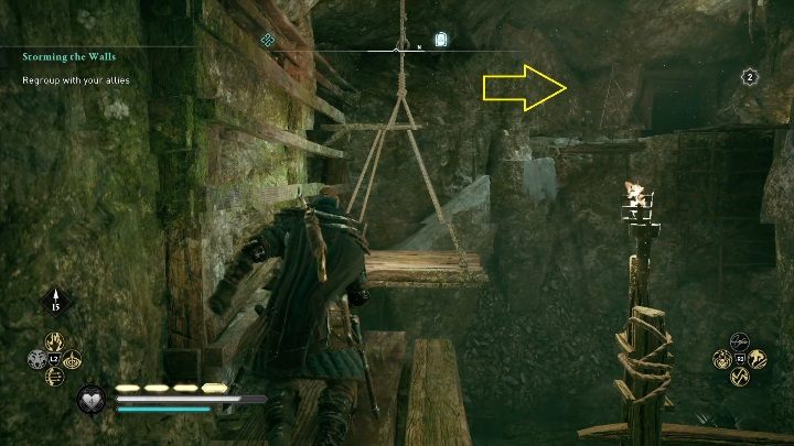 Ciąg dalszy platformowego biegania po jaskini - Assassins Creed Valhalla: Skarby Brytanii - Suthsexe, sekrety, lokacje - Assassins Creed Valhalla - poradnik do gry