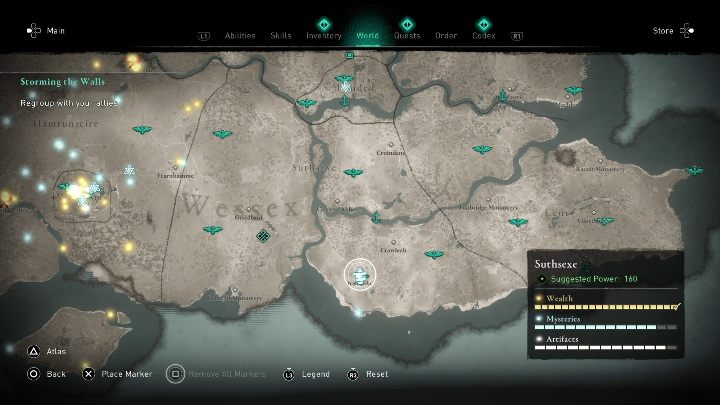 Kopiec znajdziesz w południowej części regionu - Assassins Creed Valhalla: Kopiec - Suthsexe, sekrety, lokacje - Assassins Creed Valhalla - poradnik do gry