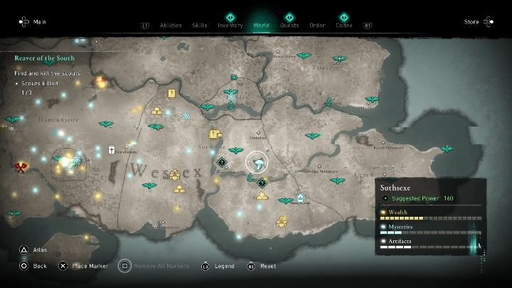 Muchomory znajdziesz idąc na wschód od Opactwa Cicestre - Assassins Creed Valhalla: Muchomor - Suthsexe, sekrety, lokacje - Assassins Creed Valhalla - poradnik do gry