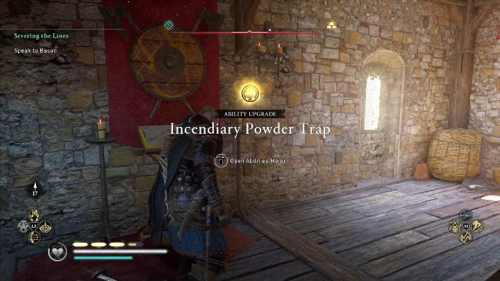 Wystarczy, że zeskoczysz na piętro niżej, a dostaniesz się do księgi, która da Ci nową umiejętność - Assassins Creed Valhalla: Zdolności - Suthsexe, sekrety, lokacje - Assassins Creed Valhalla - poradnik do gry