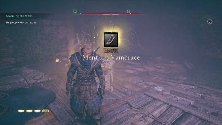 Gdy tylko przeskoczysz nad murem dotrzesz do pomieszczenia, w którym czeka na Ciebie skrzynia - Assassins Creed Valhalla: Wyposażenie - Suthsexe, sekrety, lokacje - Assassins Creed Valhalla - poradnik do gry