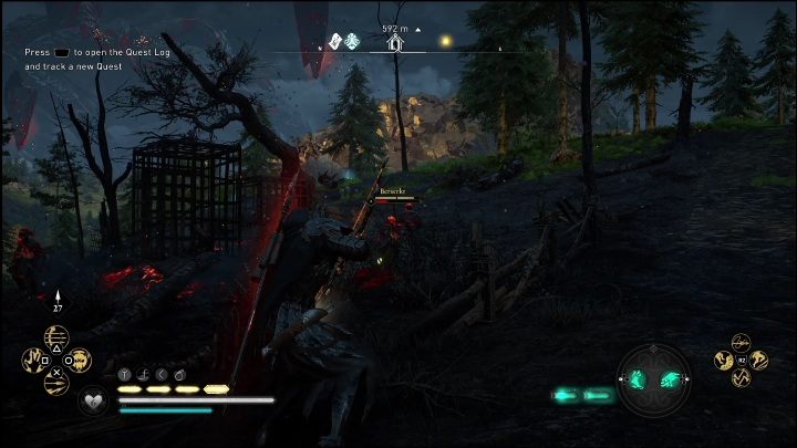 To krótkie zadanie, w których przyjdzie Wam zabić kilku przeciwników i porozmawiać z uratowanym krasnoludem - AC Valhalla Świt Ragnaroku: Gullnamar - atlas mapy - Assassins Creed Valhalla - poradnik do gry