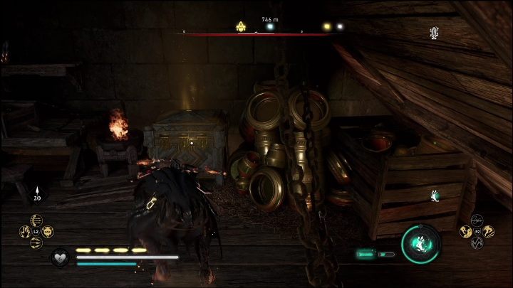 Aby dostać się do tej skrzyni ze zbroją musicie aktywować moc Muselheimu - AC Valhalla Świt Ragnaroku: Wyposażenie (Svaladal) - lista wszystkich - Assassins Creed Valhalla - poradnik do gry