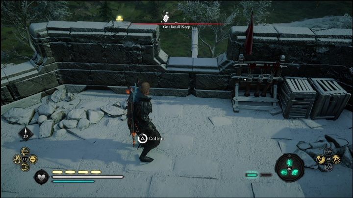 Schemat leży na ośnieżonym dachu budynku - AC Valhalla Świt Ragnaroku: Schemat ozdobny (Svaladal) - lista wszystkich - Assassins Creed Valhalla - poradnik do gry