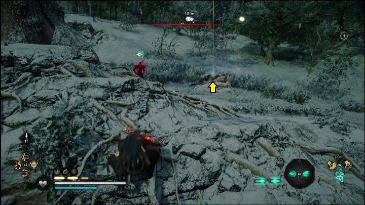 Ten kamień leży na niewielkiej górze stworzonej z innej skały - AC Valhalla Świt Ragnaroku: Nieoszlifowany kamień (Svaladal) - lista wszystkich - Assassins Creed Valhalla - poradnik do gry