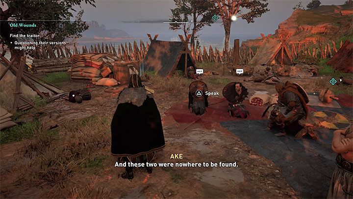W obozie Rollo przetrzymuje dwie osoby podejrzewane o zdradę - są to Gerhild oraz Lork - Assassins Creed Valhalla: Kto jest zdrajcą Rollo? - Assassins Creed Valhalla - poradnik do gry