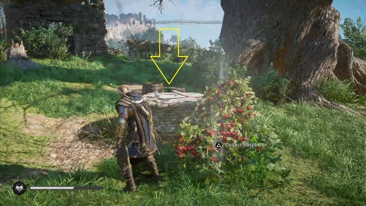 Schemat ukryty jest w studni, musisz jedynie zbić drewniane wieko i wskoczyć do środka - Assassins Creed Valhalla: Mapa skarbów - Oxenefordscire, sekrety, lokacje - Assassins Creed Valhalla - poradnik do gry