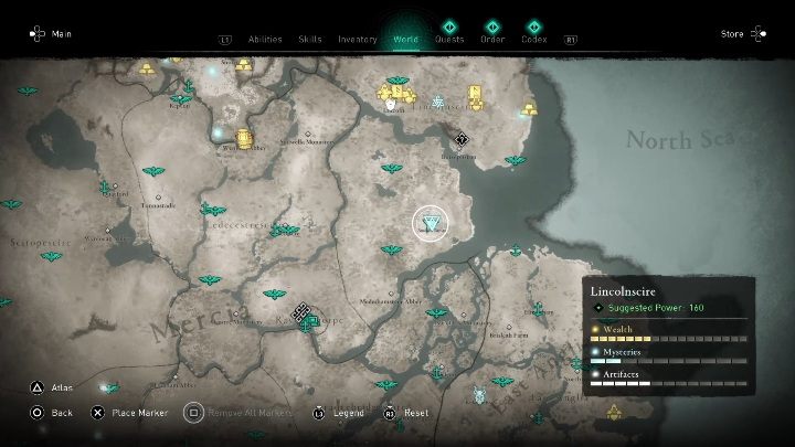 Lokalizacja: Anomalia Animusa znajdziesz w południowej części regionu - Assassins Creed Valhalla: Anomalie Animusa - Lincolnscire, sekrety, lokacje - Assassins Creed Valhalla - poradnik do gry