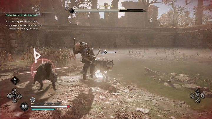 Jeśli jednak uznasz, że małe wilki przeszkadzają za bardzo próbuj celować do nich z łuku - Assassins Creed Valhalla: Legendarne zwierzę - Lincolnscire, sekrety, lokacje - Assassins Creed Valhalla - poradnik do gry