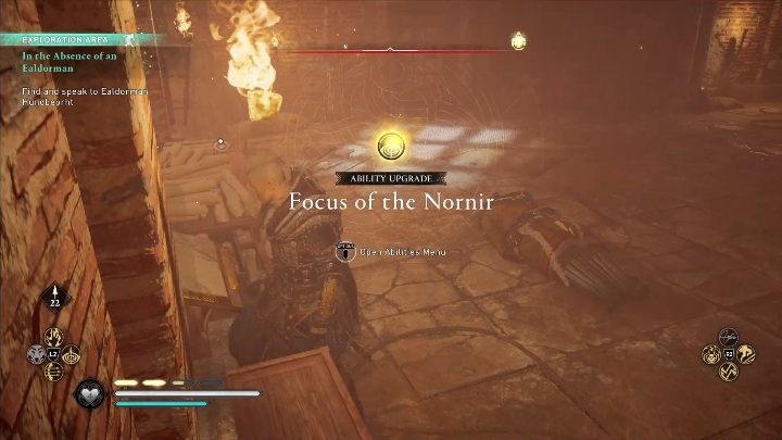 Wystarczy, że wbiegniesz do wrogiej lokacji, wyeliminujesz przeciwników i dobiegniesz do księgi znajdującej się lewej stronie budynku - Assassins Creed Valhalla: Zdolności - Lincolnscire, sekrety, lokacje - Assassins Creed Valhalla - poradnik do gry