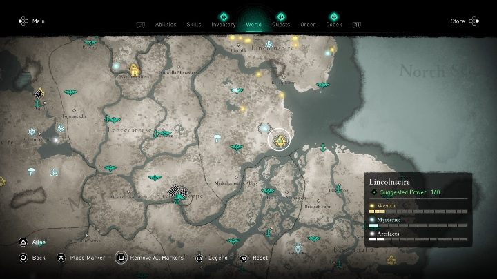 Tę skrzynie znajdziesz w południowej części lokacji - Assassins Creed Valhalla: Wyposażenie - Lincolnscire, sekrety, lokacje - Assassins Creed Valhalla - poradnik do gry