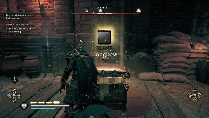 Długi łuk znajdziesz w obozie wroga, na samym dole fortecy - Assassins Creed Valhalla: Wyposażenie - Lincolnscire, sekrety, lokacje - Assassins Creed Valhalla - poradnik do gry