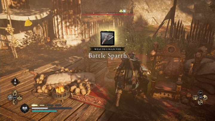 Skrzynia ta leży na otwartej przestrzeni, wystarczy, że podbiegniesz i zabierzesz cały łup dla siebie - Assassins Creed Valhalla: Wyposażenie - Lincolnscire, sekrety, lokacje - Assassins Creed Valhalla - poradnik do gry