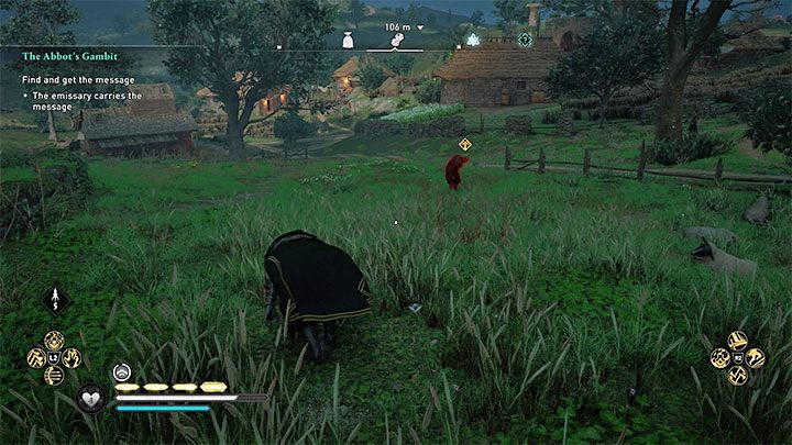 Yohanes Loukas - Oliwa przebywa na terenie wioski Fearnhamme zlokalizowanej na wschodnim krańcu regionu Hamtunscire - Assassins Creed Valhalla: Magister 1 - Motyka | Zakon Starożytnych - Assassins Creed Valhalla - poradnik do gry