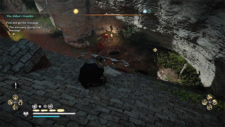 Beneseck z Bath (Beneseck of Bath) - Dzwon przebywa na terenie opactwa Brimclif Monastery zlokalizowanego na południowym krańcu regionu Suthsexe - Assassins Creed Valhalla: Magister 1 - Motyka | Zakon Starożytnych - Assassins Creed Valhalla - poradnik do gry