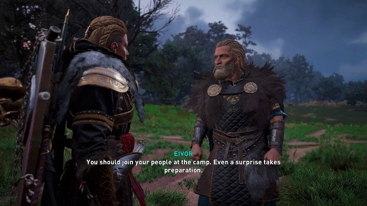 Gdy wszyscy zakładnicy zostaną oswobodzeni, idź za Guthrumem do bezpiecznego miejsca i pomów z nim - Assassins Creed Valhalla: Upadek królestwa/Kingdoms End - solucja - Assassins Creed Valhalla - poradnik do gry
