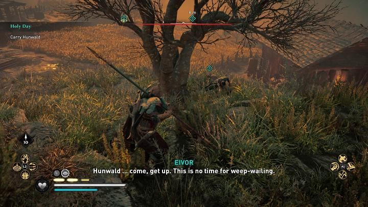 Ljuvfinę znajdziesz na zachód od miasta - walczy tam z kilka żołnierzami - Assassins Creed Valhalla: Dzień święty/Holy Day - solucja, opis przejścia - Assassins Creed Valhalla - poradnik do gry
