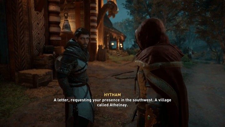 Podejdź do Hythama, którego znajdziesz przy długim domu - Assassins Creed Valhalla: List/The Letter - solucja, opis przejścia - Assassins Creed Valhalla - poradnik do gry