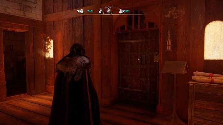 Wejdź do Starej Katedry (The Old Minster), a następnie na wyższe piętro i przez masywne drzwi przejdź do pracowni Aelfreda - Assassins Creed Valhalla: Ubogi Towarzysz Broni/The Poor-Fellow Soldier- solucja - Assassins Creed Valhalla - poradnik do gry