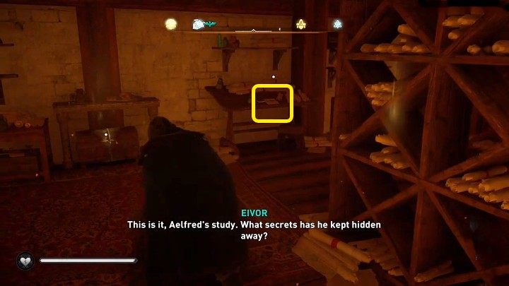 W środku znajdziesz wiele ciekawych informacji: list napisany przez Goodwina, list Alkuina do Karola Wielkiego z 10 maja 804 roku, w którym nadawca opisuje wszystkie zdobyte informacje na temat pogańskiego Zakonu Starożytnych i osobiste komentarze Aelfreda - Assassins Creed Valhalla: Ubogi Towarzysz Broni/The Poor-Fellow Soldier- solucja - Assassins Creed Valhalla - poradnik do gry