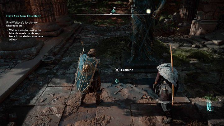 Gdy będziesz na miejscu, zbadaj trop (narzędzia Wallacea) i zejdź pod ziemię - zejście znajduje się tuż obok - Assassins Creed Valhalla: Ktoś widział tego człowieka - solucja, opis przejścia - Assassins Creed Valhalla - poradnik do gry