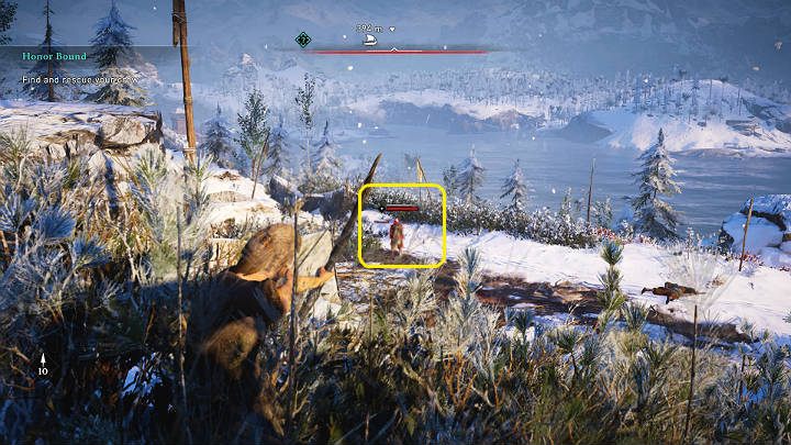 W małym obozie po prawej stronie wyspy spotkasz dwóch kolejnych wojowników - Assassins Creed Valhalla: Więzy Krwi/Honor Bound - solucja, opis przejścia - Assassins Creed Valhalla - poradnik do gry