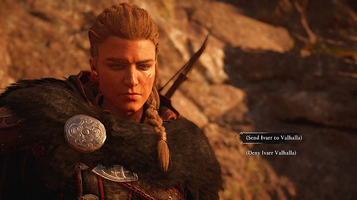 Po wygranej walce możesz zdecydować, czy Ivarr uda się do upragnionej Walhalli - Assassins Creed Valhalla: Zabójca Królów/King Killer - solucja, opis przejścia - Assassins Creed Valhalla - poradnik do gry