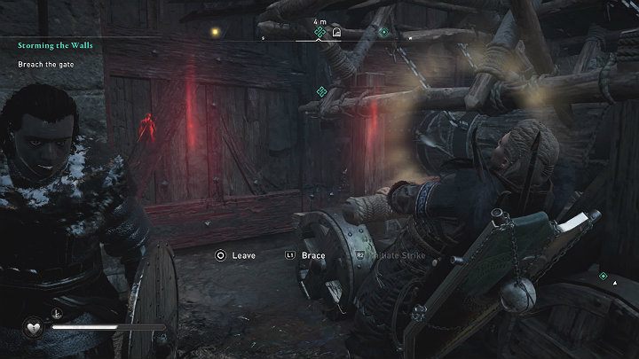 Gdy taran zostanie podprowadzony pomóż swoim wojownikom wywarzyć wrota - Assassins Creed Valhalla: Szturm na mury/Storming the Walls - solucja - Assassins Creed Valhalla - poradnik do gry