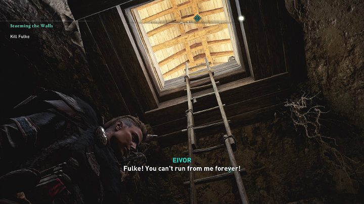 W pewnym momencie Fulke użyje bomby dymnej i postara się uciec - Assassins Creed Valhalla: Szturm na mury/Storming the Walls - solucja - Assassins Creed Valhalla - poradnik do gry