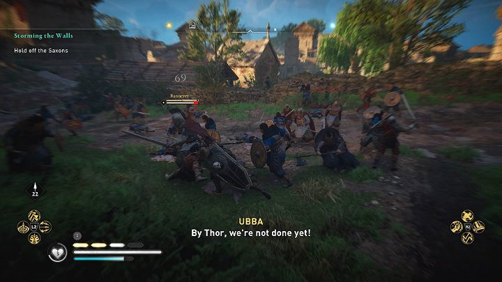 Na miejsce bitwy przybędą posiłki z Wincestre wśród których znajdzie się wielu elitarnych strażników - Assassins Creed Valhalla: Szturm na mury/Storming the Walls - solucja - Assassins Creed Valhalla - poradnik do gry