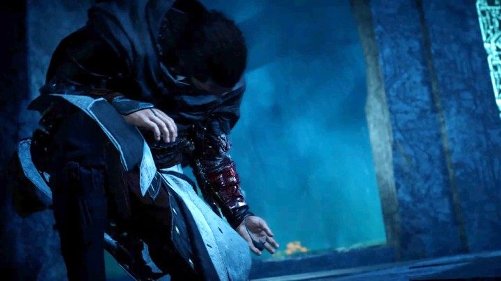 Po dłuższej walce w końcu uda Ci się obezwładnić Basima, a gdy uklęknie na jedno kolano będziesz mógł wykonać Atak ogłuszający (Stun Attack), który rozetnie jego lewe przedramię i pozbawi przeciwnika zabójczej broni - Ukrytego Ostrza - Assassins Creed Valhalla: Stróż brata swego / A Brothers Keeper - solucja - Assassins Creed Valhalla - poradnik do gry